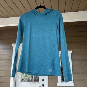 North Face - Running Hoodie - Blue - Small